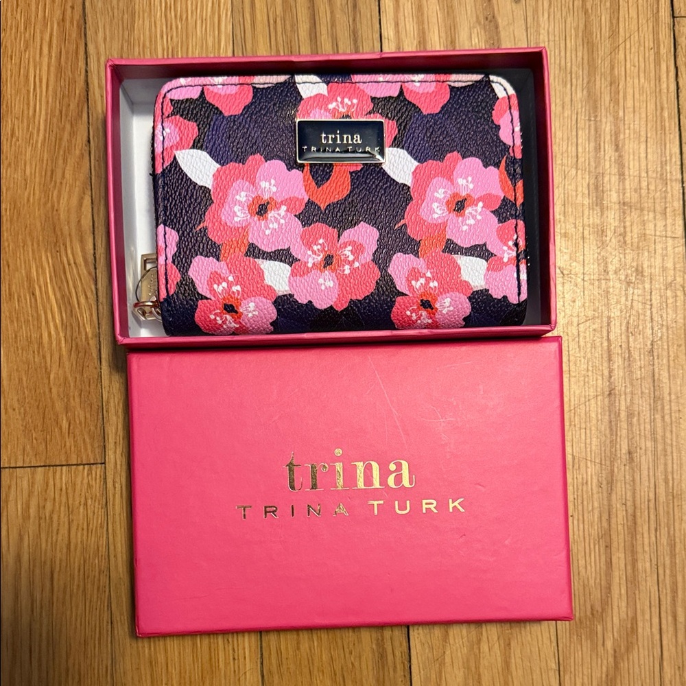 Trina Turk Floral Wallet - Pink and Purple - Picture 10 of 10